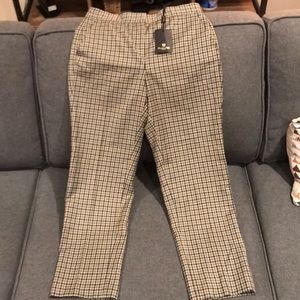Checked pants